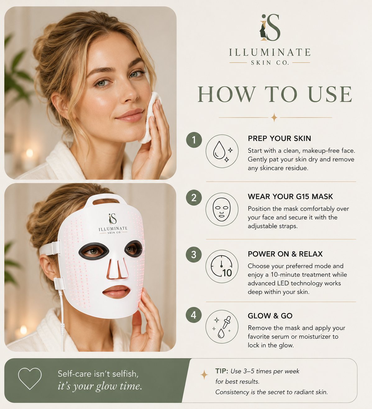Illuminate Series 2 LED Face Mask⭐